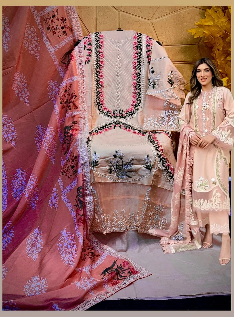 Vardan Ethnic Anamsa 473 Heavy Pure Export Quality Jaam Cotton Wholesale Pakistani Salwar Suit — Wholesale Salwar Suits, MPA wholesale from Surat - Gallery Image 2
